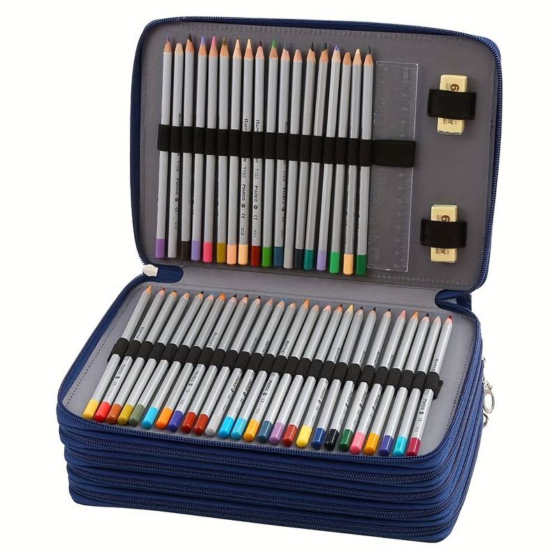 252 slot Colored Pencil Organizer Pencil Holder Case With - Temu